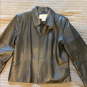Chadwicks Women's Dark Leather Jacket